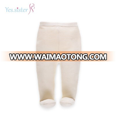 Wholesale Long Knitted Baby Warm Pants Unisex Trousers